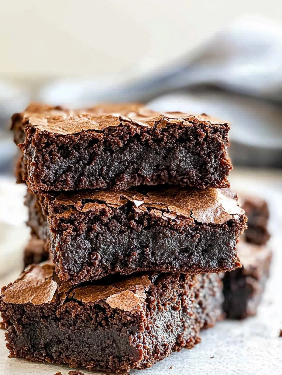 Brownies | Fudgy Dark Chocolate Brownies