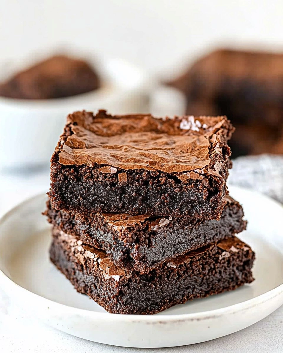 Brownies | Fudgy Dark Chocolate Brownies