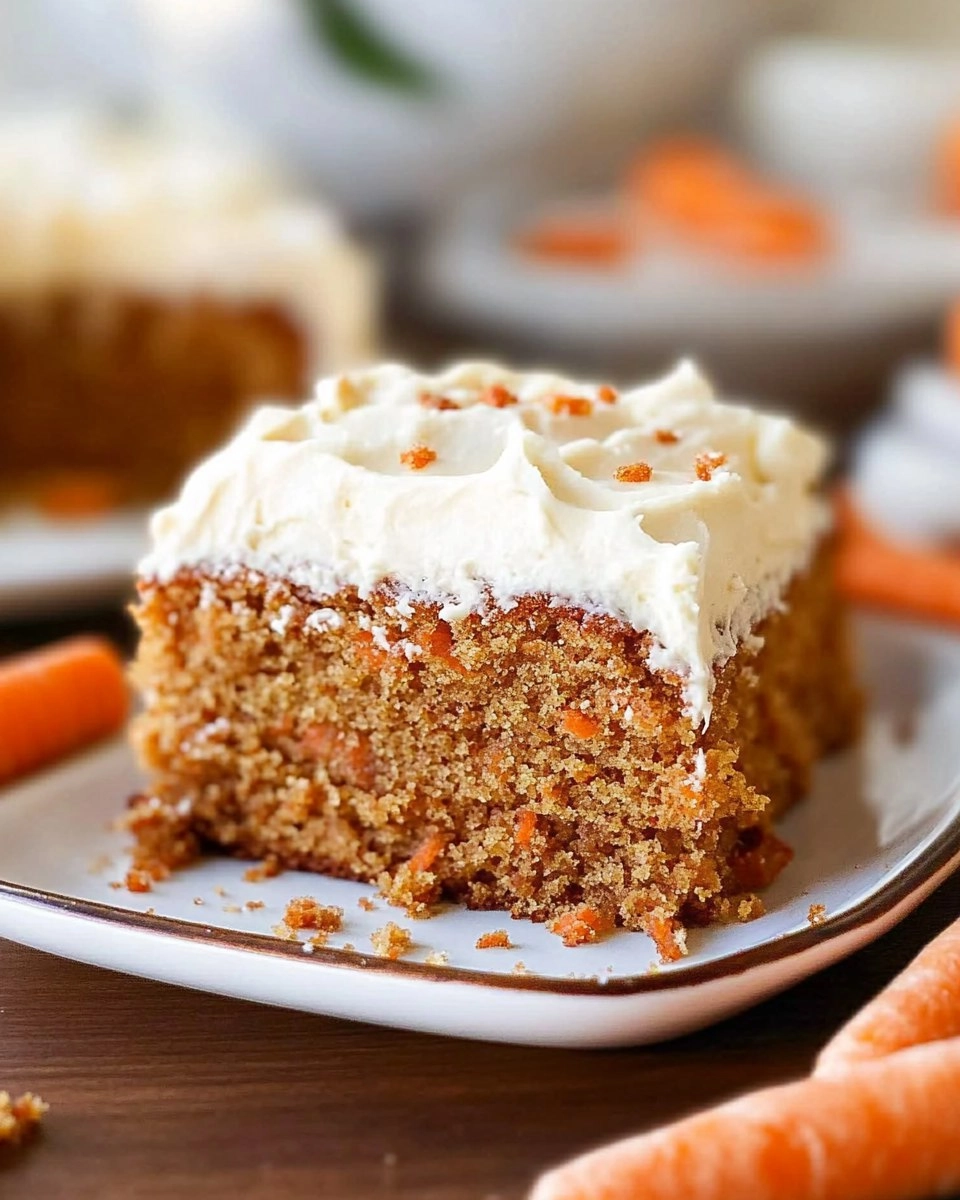 Carrot Cake Sheet Cake with Thick Cream Cheese Frosting