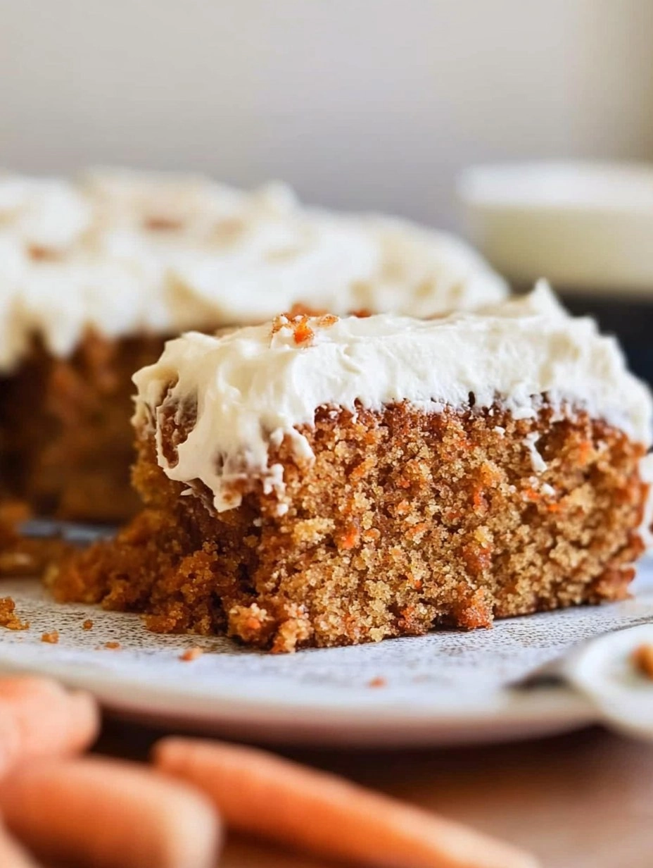 Carrot Cake Sheet Cake with Thick Cream Cheese Frosting