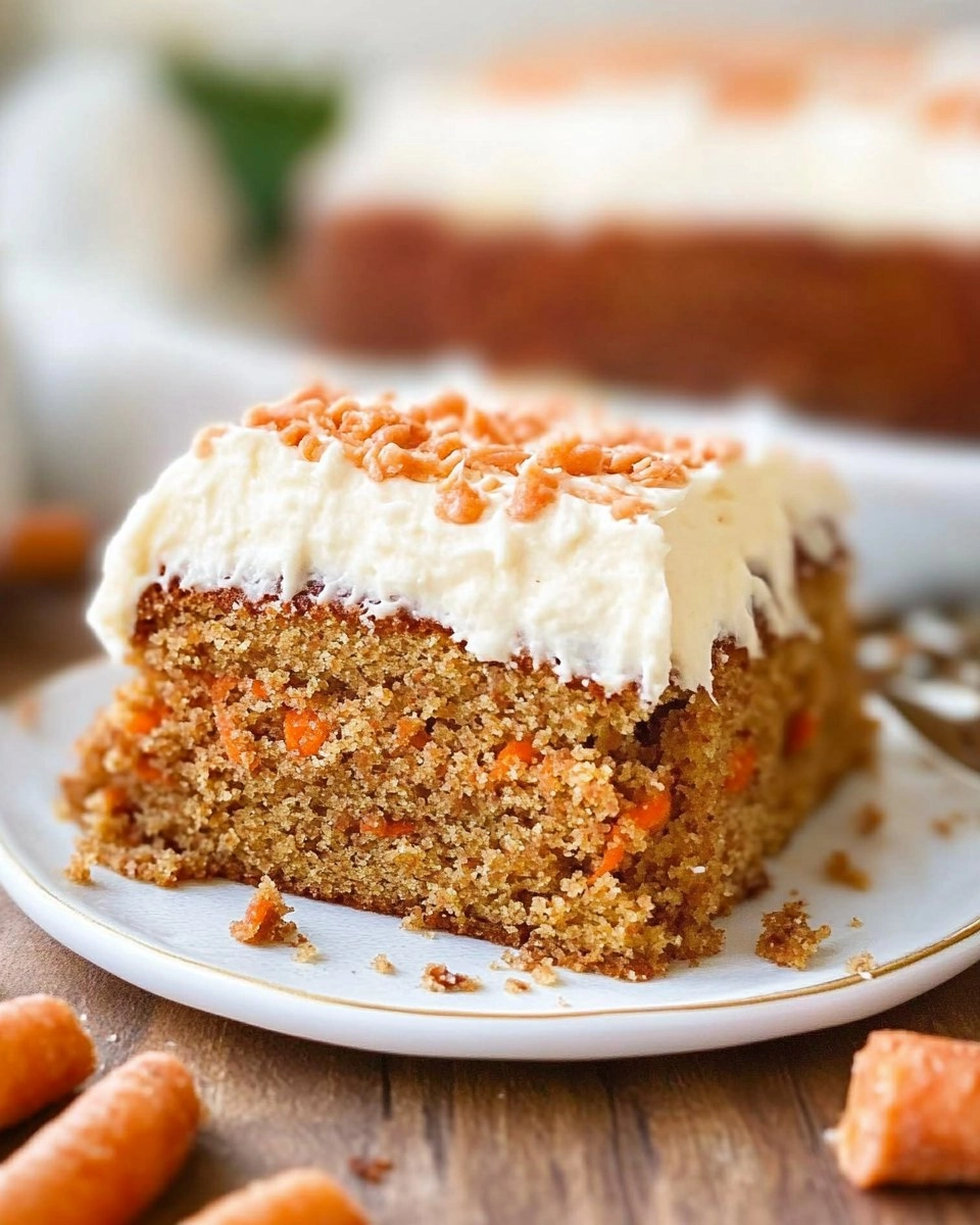 Carrot Cake Sheet Cake with Thick Cream Cheese Frosting