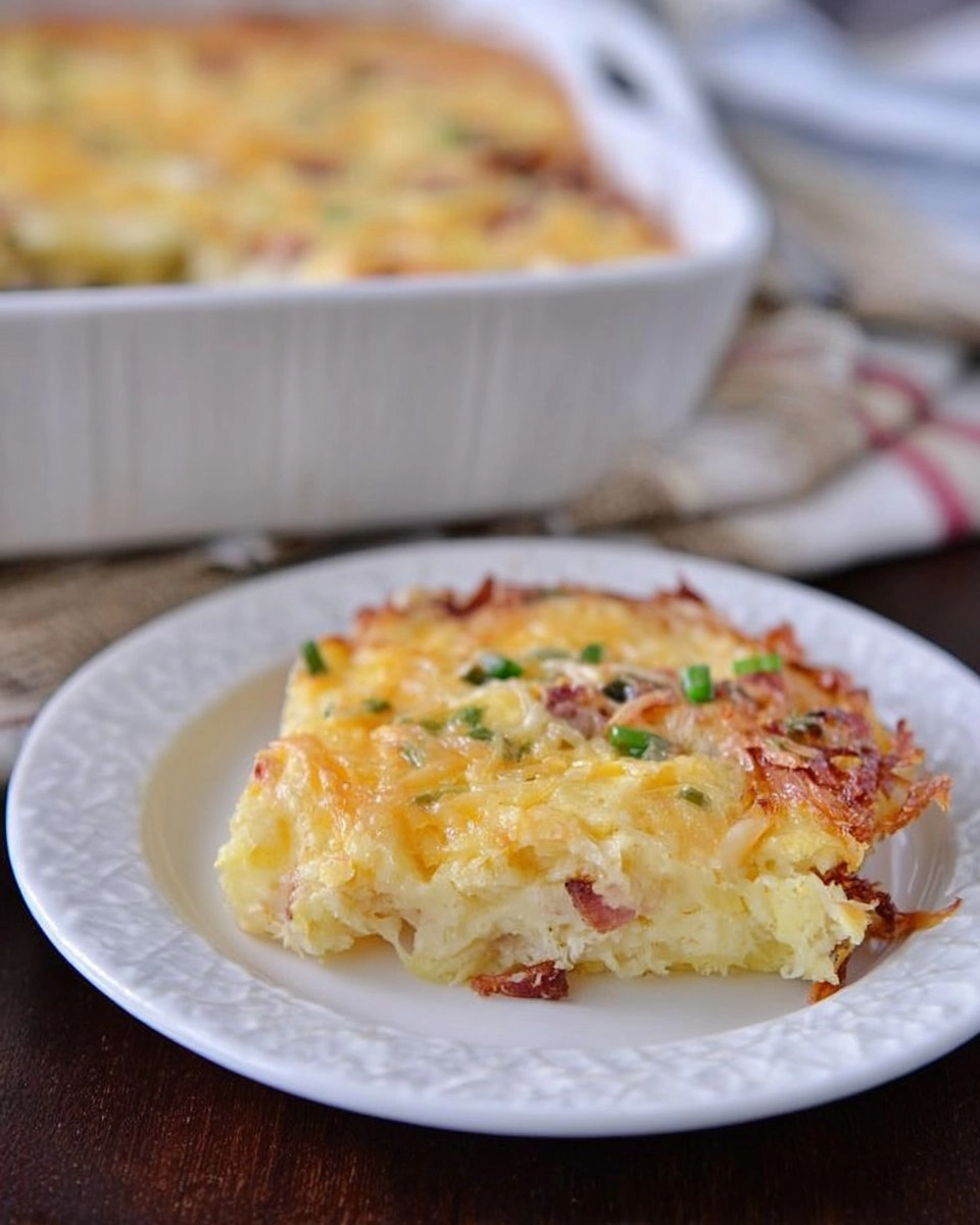Cheesy Hash Brown Egg Bake (Crowd-Pleasing Easter Brunch Casserole)