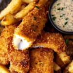 Crispy-Baked-Fish-Chips-with-Tartar-Sauce-Recipe