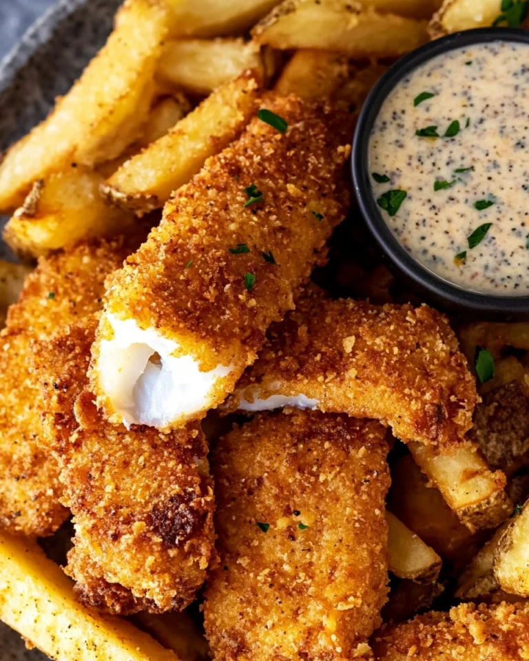 Crispy-Baked-Fish-Chips-with-Tartar-Sauce-Recipe