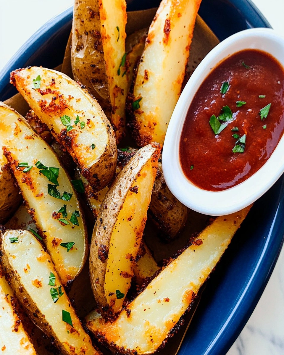 Crispy Oven-Baked Potato Wedges (Pub Style) 90 Crispy Oven-Baked Potato Wedges (Pub Style)