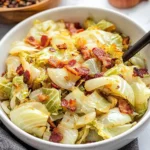Crispy-Pan-Fried-Cabbage-with-Bacon-Onions-Recipe