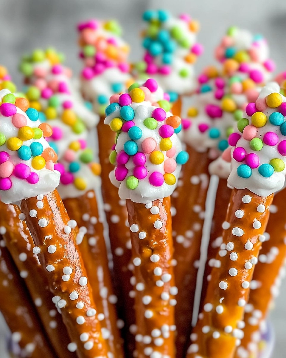 Dr. Seuss Truffula Tree Pretzel Rods to Delight Kids!