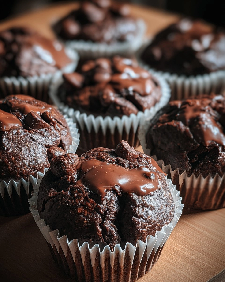 Easy Double Chocolate Muffins 132 Easy Double Chocolate Muffins