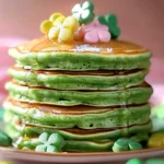 Fluffy-St.-Patricks-Day-Green-Buttermilk-Pancakes-Recipe