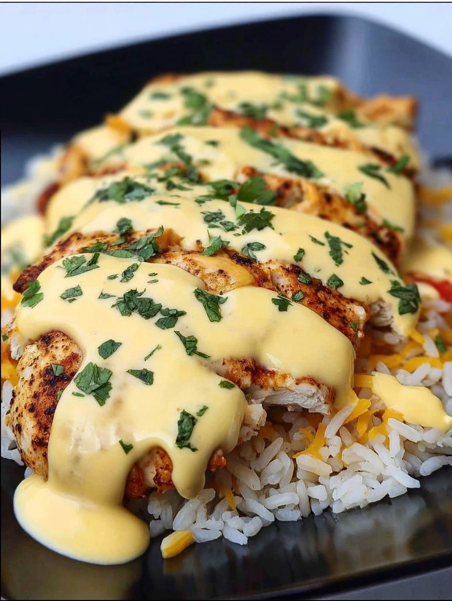 Mexican Chicken with Cheese Sauce