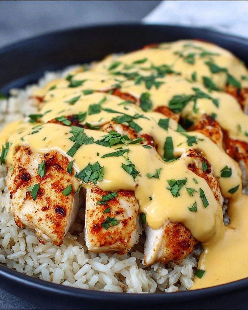Mexican Chicken with Cheese Sauce