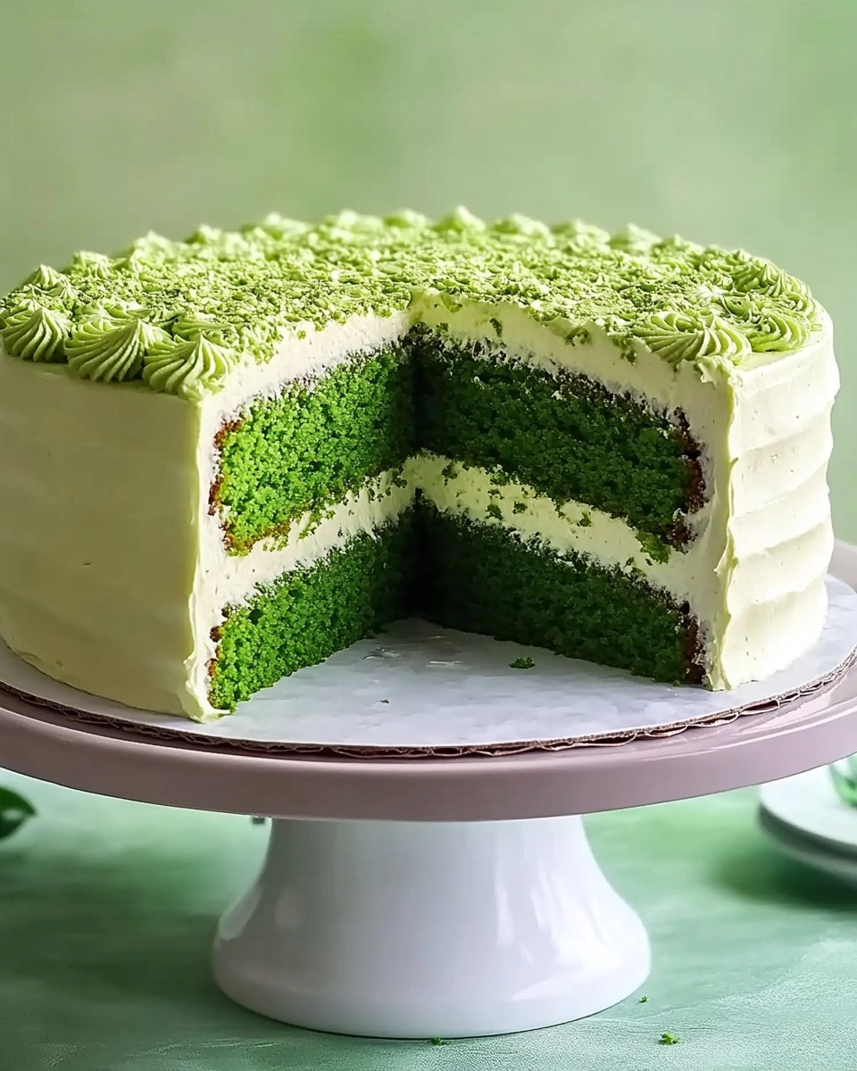 Green Velvet Cake