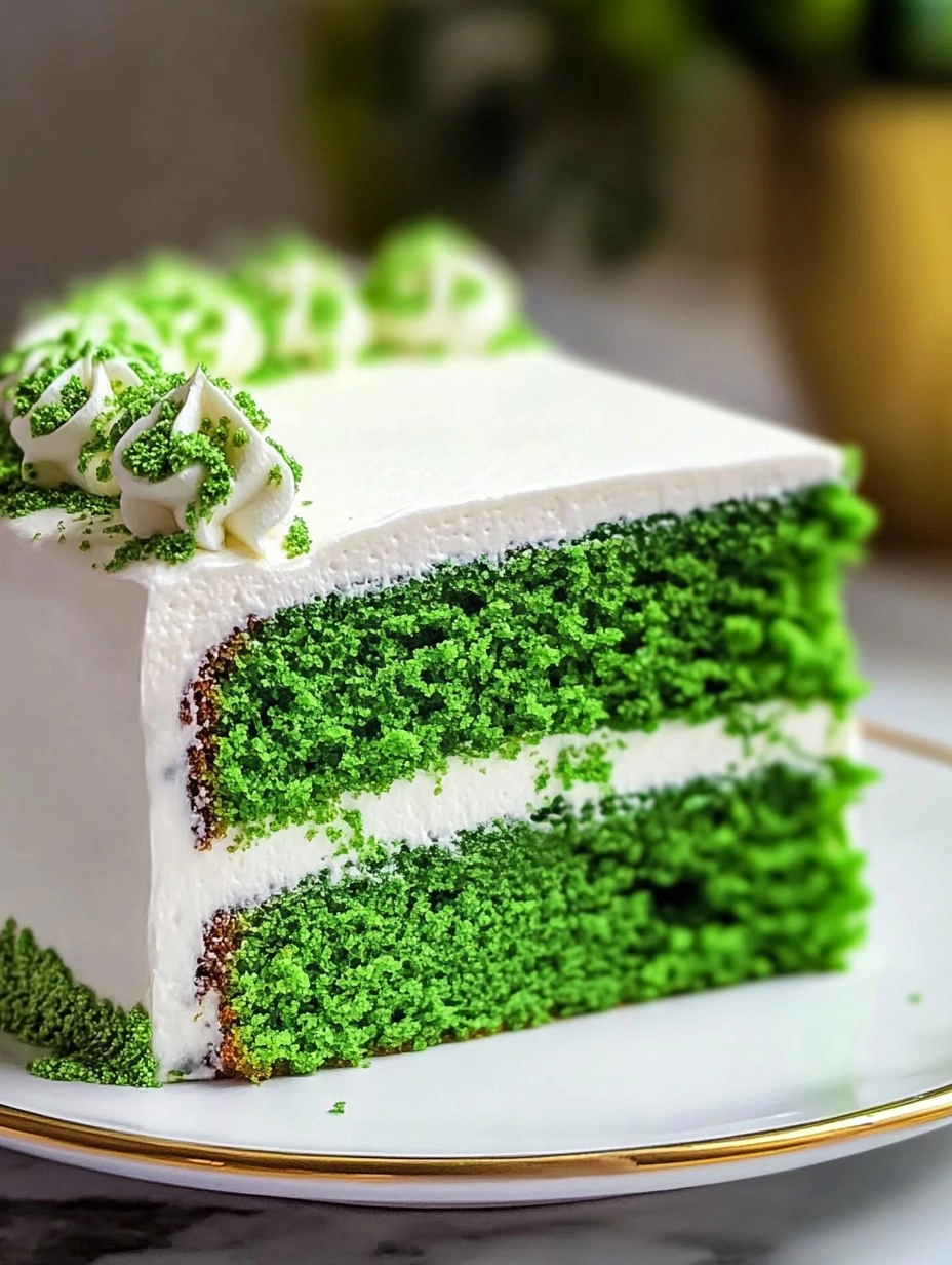 Green Velvet Cake