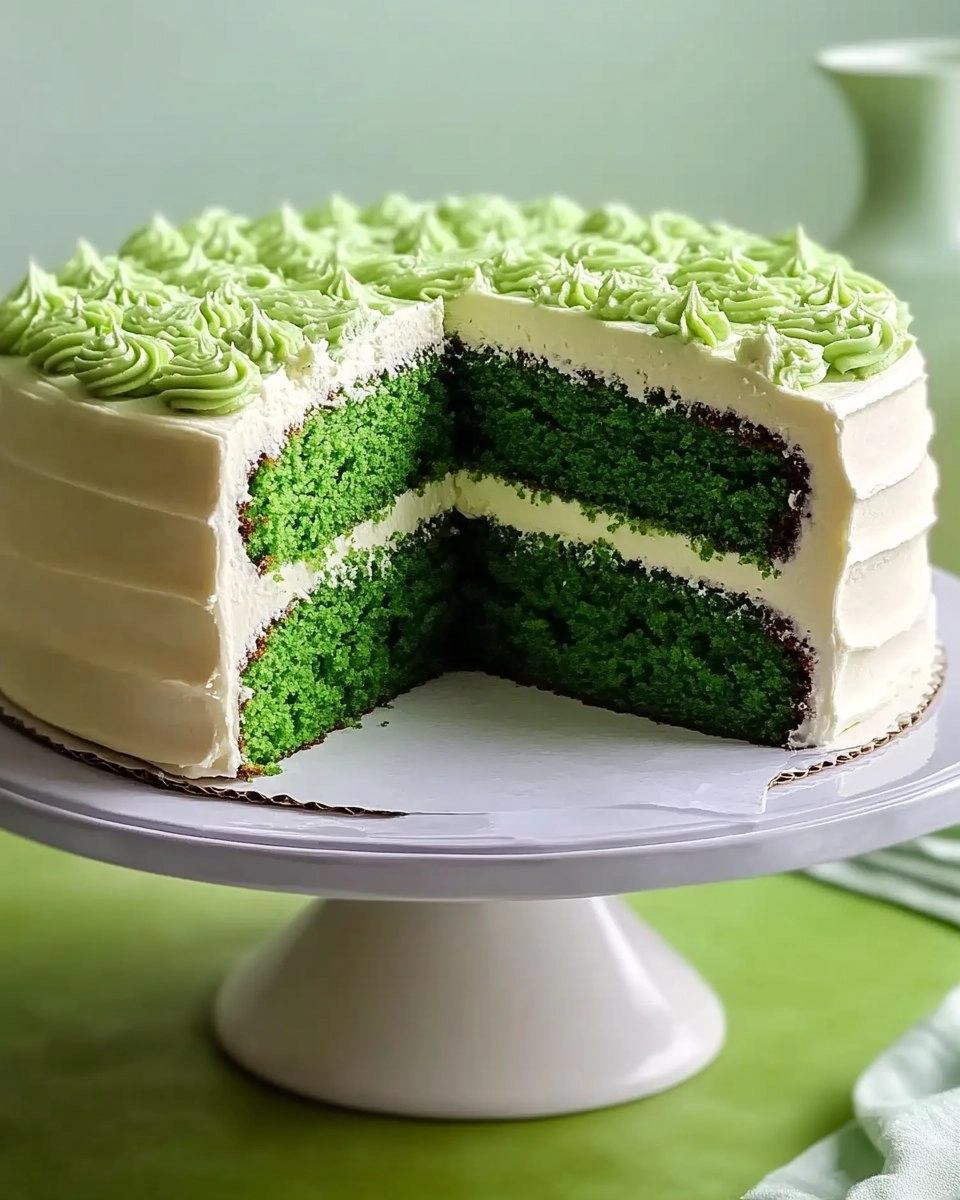 Green Velvet Cake
