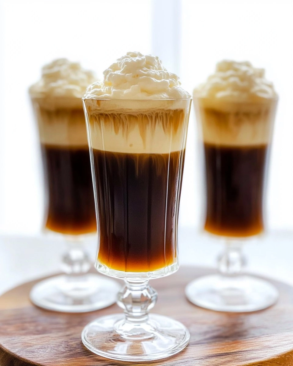 Irish Coffee with Whipped Cream (Hot or Iced Version)