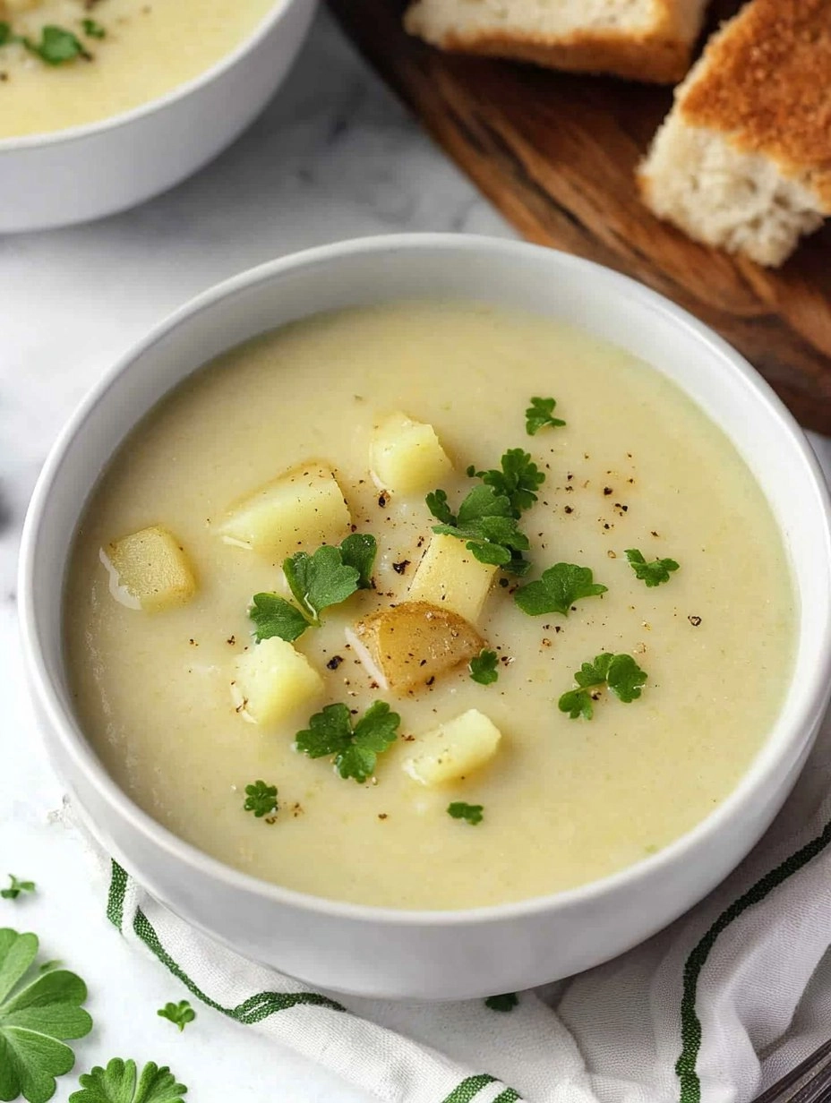 Irish Potato Soup | Creamy St Patrick's Day Soup