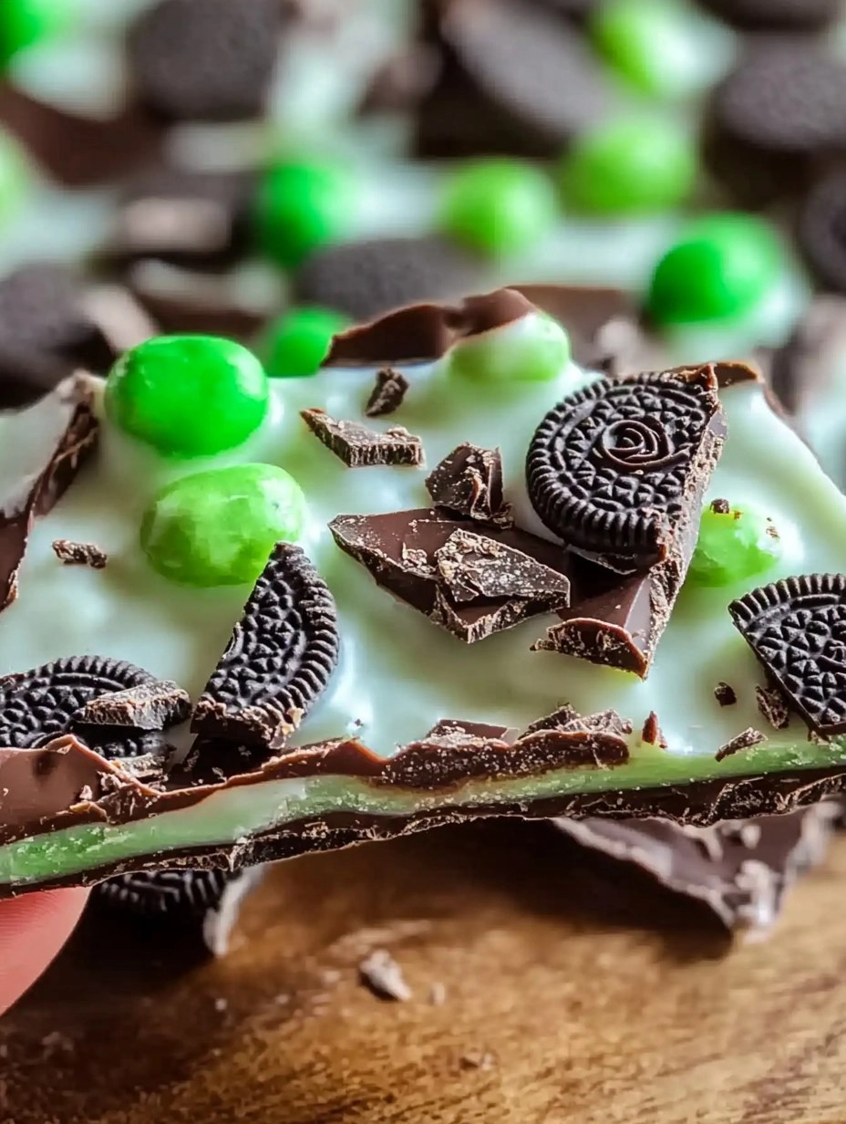 Mint Oreo Chocolate Bark