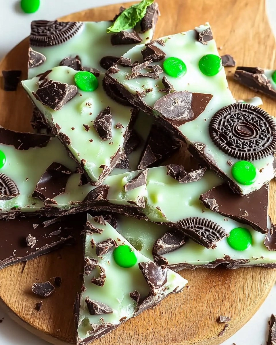 Mint Oreo Chocolate Bark