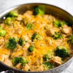 One-Pan-Cheesy-Chicken-Broccoli-and-Rice-Recipe