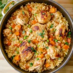 One Pot Chicken and Rice | Creamy Comfort Meal 103 One-Pot-Chicken-and-Rice-Creamy-Comfort-Meal-Recipe