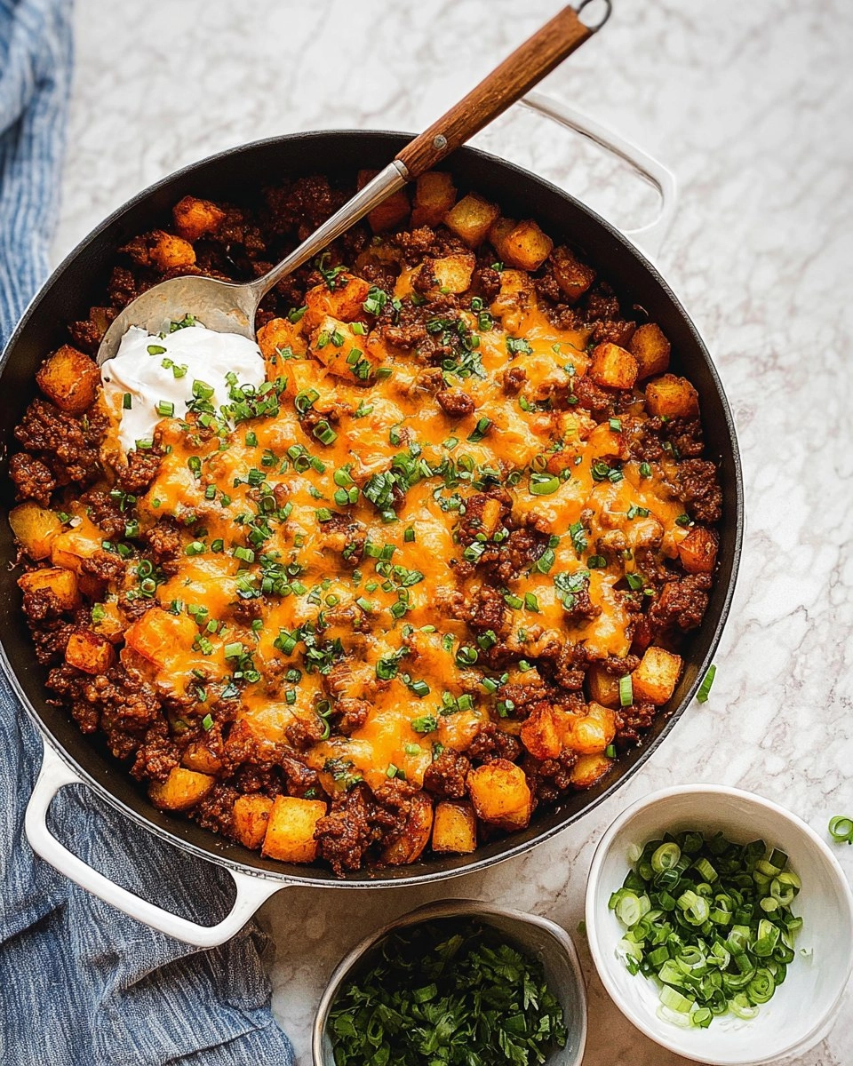 Quick Ground Beef and Potatoes 