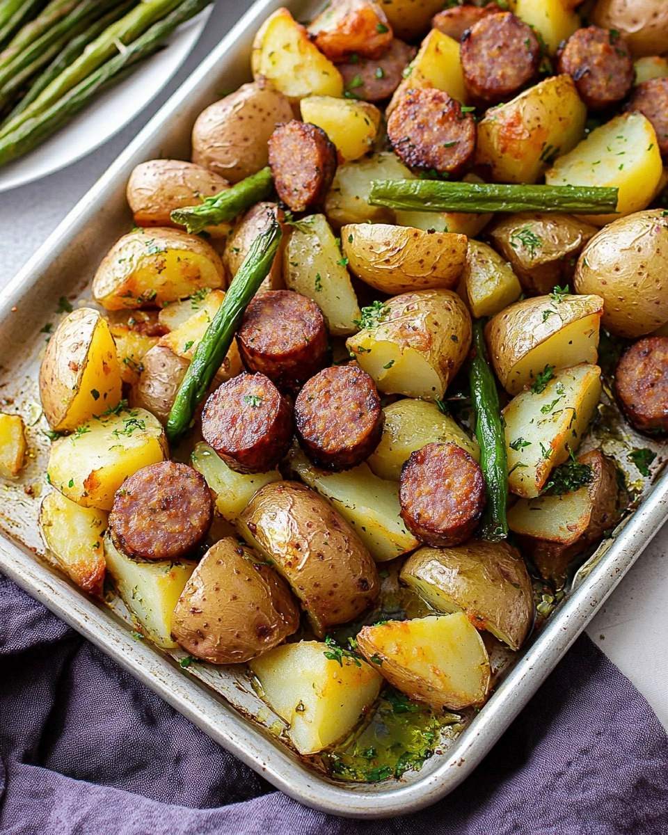 Sausage and Potato Sheet Pan Dinner | Easy One-Pan Meal