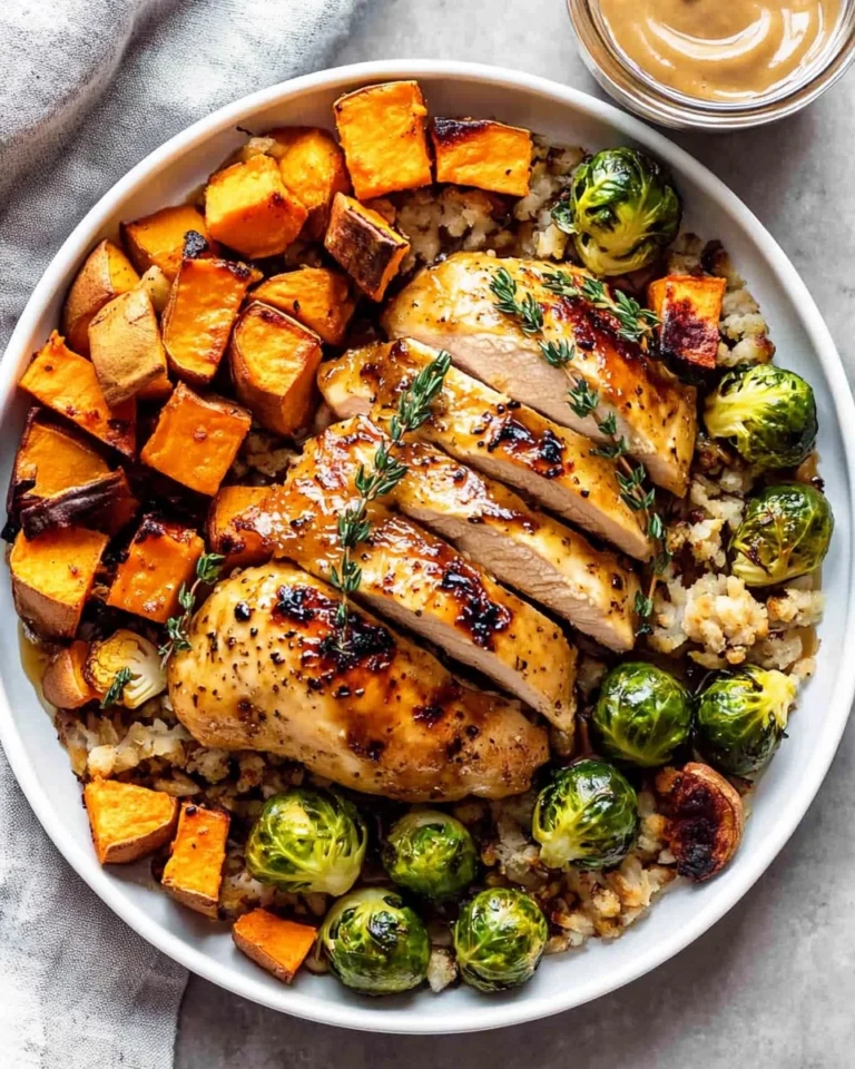 Sheet-Pan-Maple-Dijon-Chicken-with-Brussels-Sprouts-Sweet-Potatoes-Recipe
