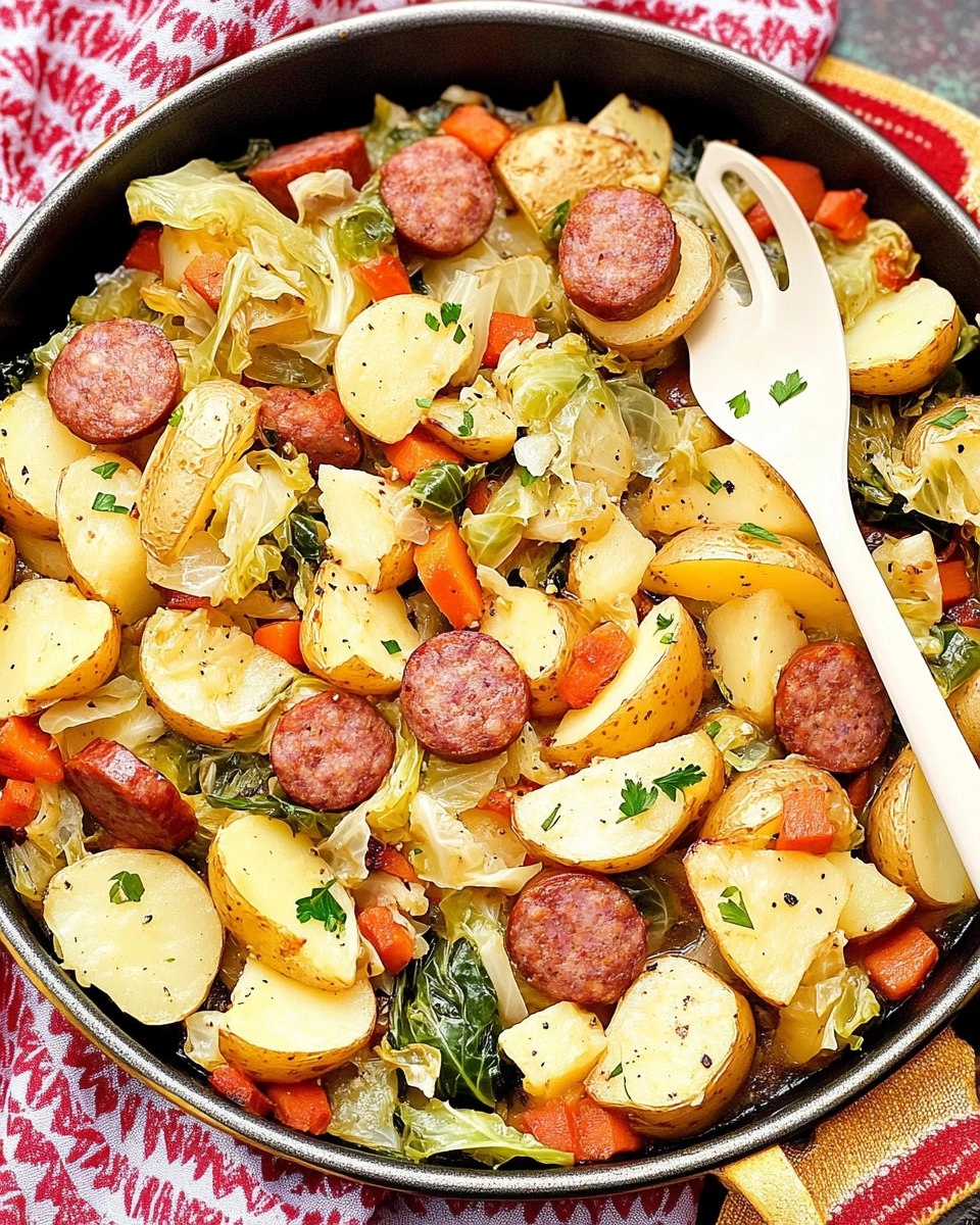 Sheet-Pan Sausage, Cabbage & Potatoes (Easy Weeknight Dinner)