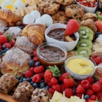 Spring Brunch Board with Eggs, Pastries, Fruit & Dips 123 Spring-Brunch-Board-with-Eggs-Pastries-Fruit-Dips-Recipe