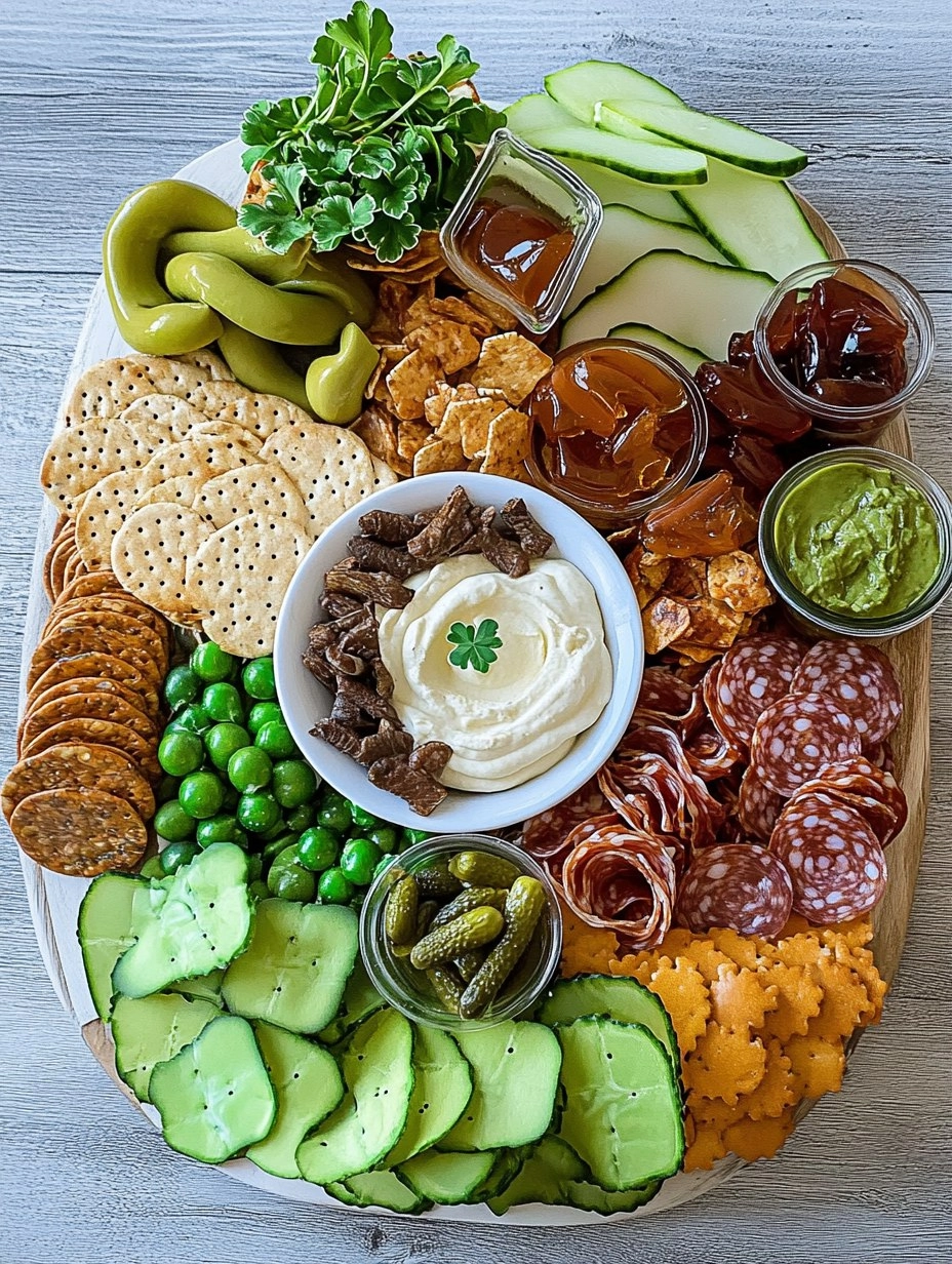 St Patrick's Day Charcuterie Board | Easy Snack Platter