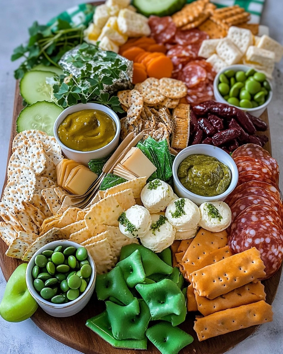 St Patrick's Day Charcuterie Board | Easy Snack Platter
