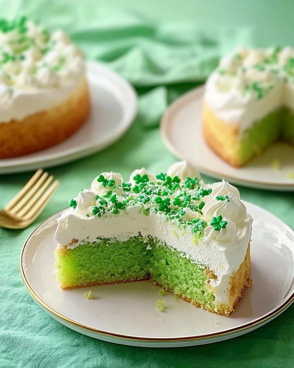 St. Patricks Day Lime Poke Cake 137 St. Patricks Day Lime Poke Cake
