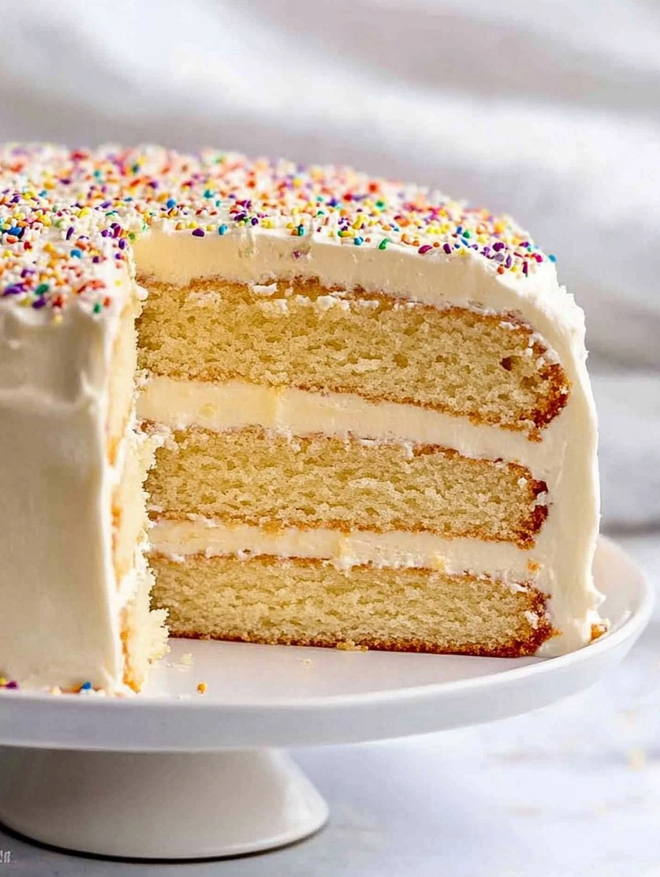 Vanilla Cake | Easy Homemade Vanilla Layer Cake