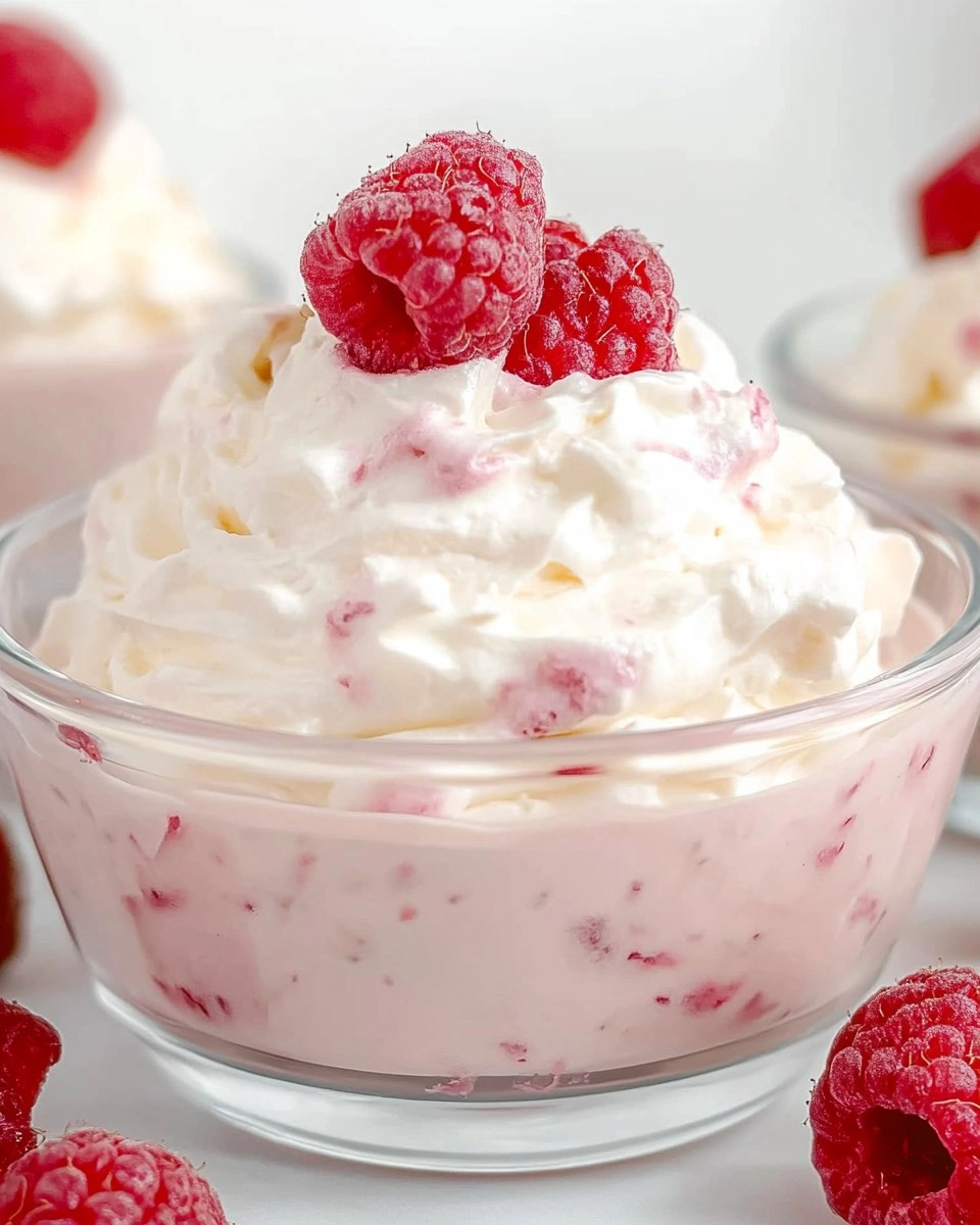 White Chocolate Raspberry Mousse
