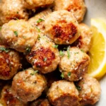 30-Minute-Baked-Lemon-Chicken-Meatballs-Recipe