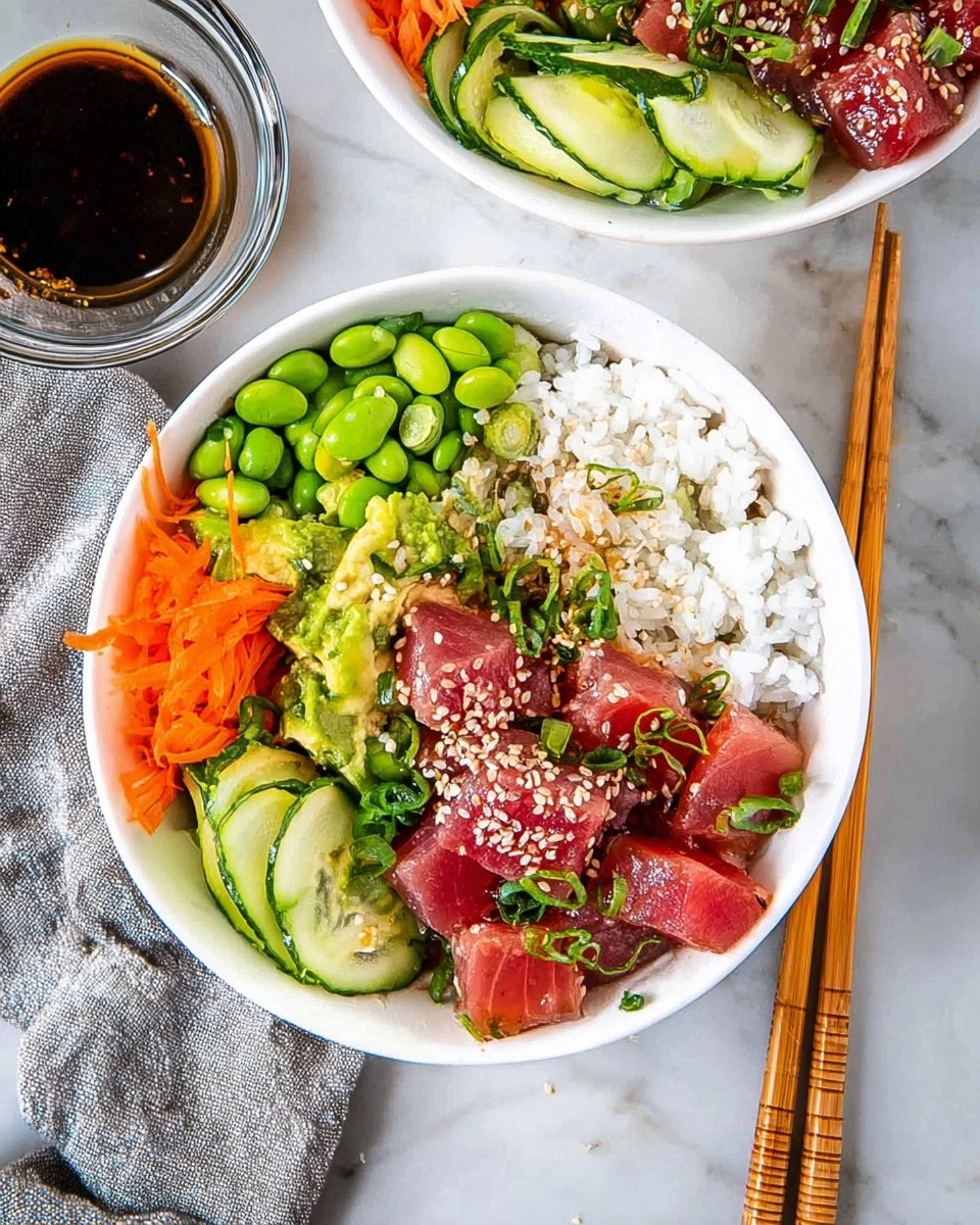 Ahi Tuna Poke Bowls