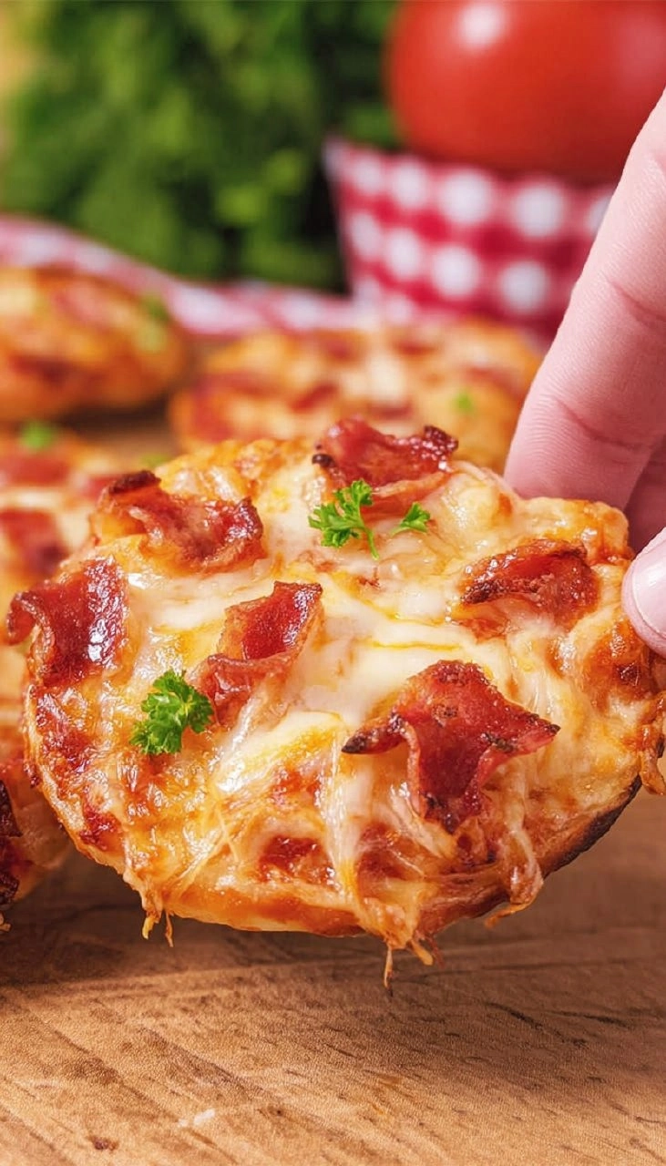 Air Fryer Bagel Pizza