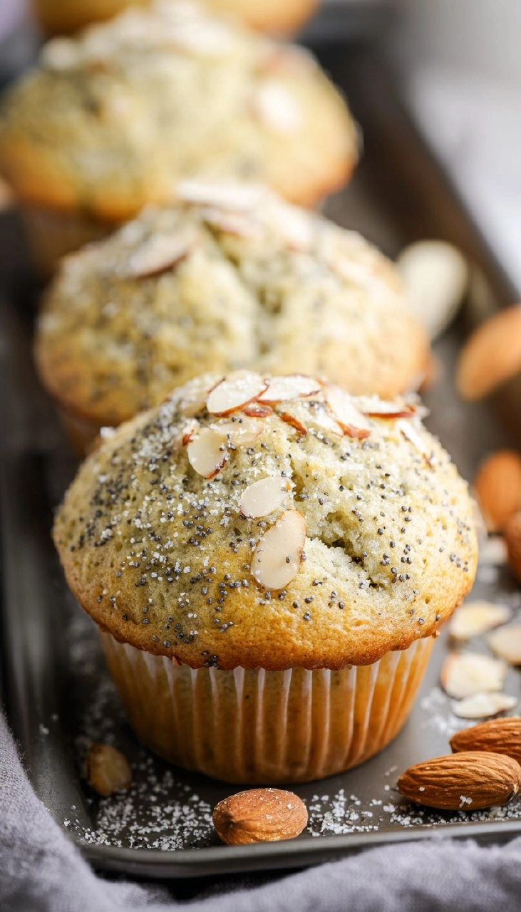 Almond Poppy Seed Muffins