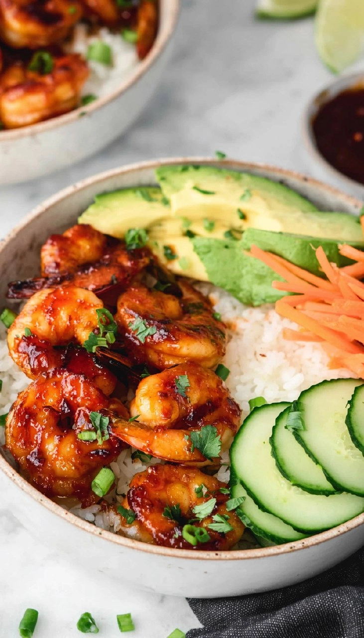 BBQ Shrimp Bowls
