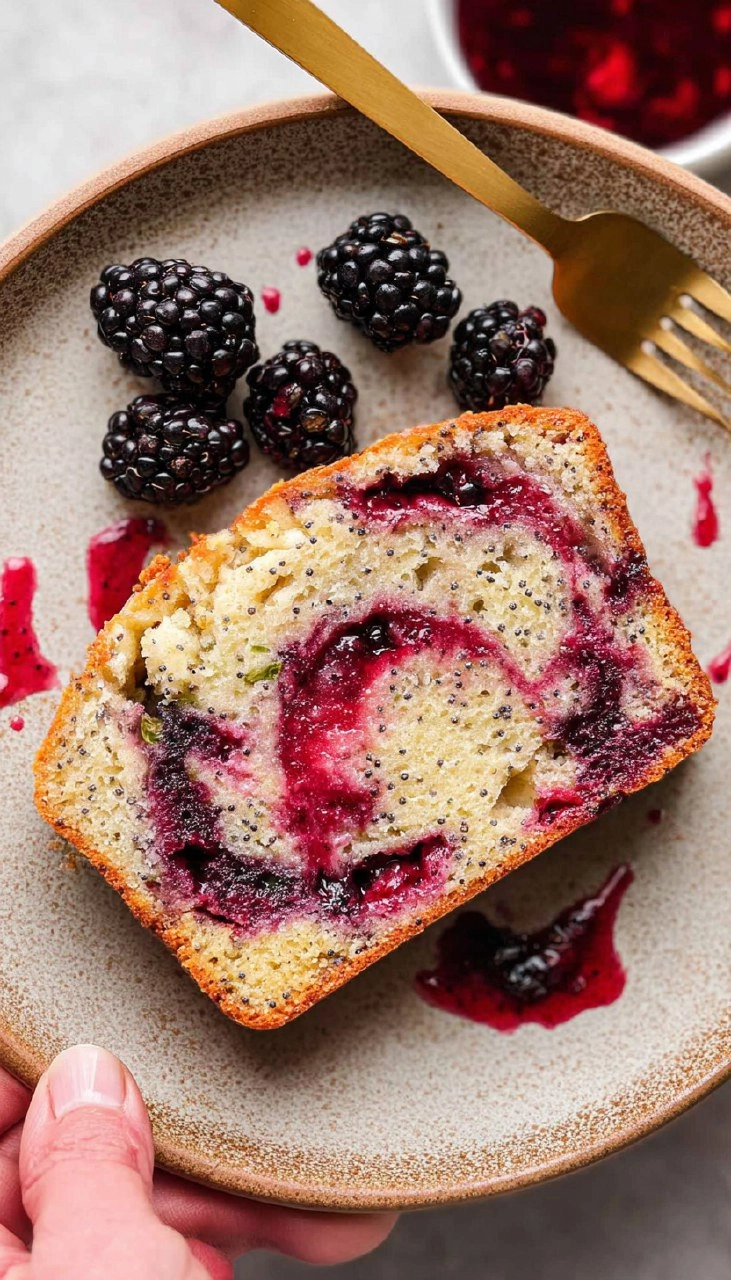 Blackberry Lemon Poppy Seed Loaf