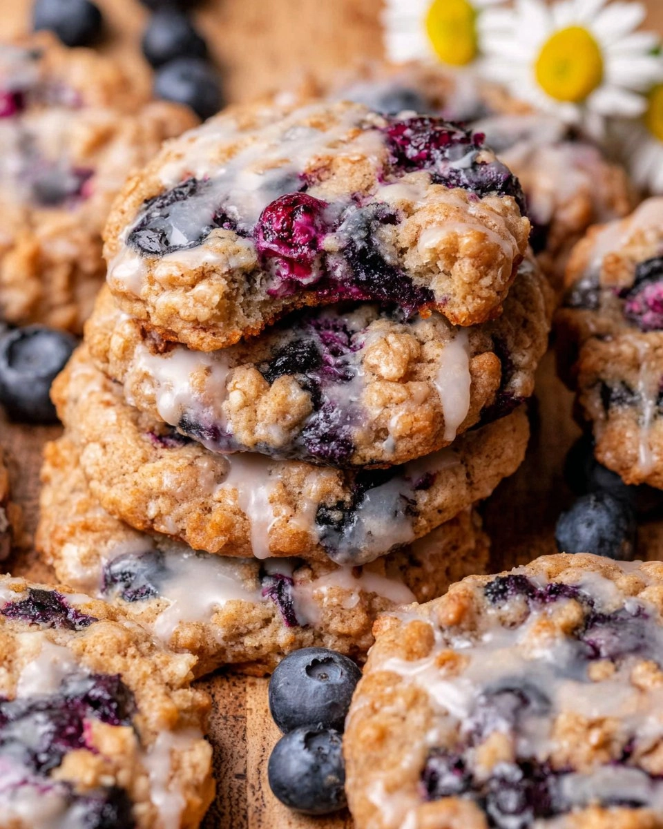 Blueberry Coffee Cake Cookies