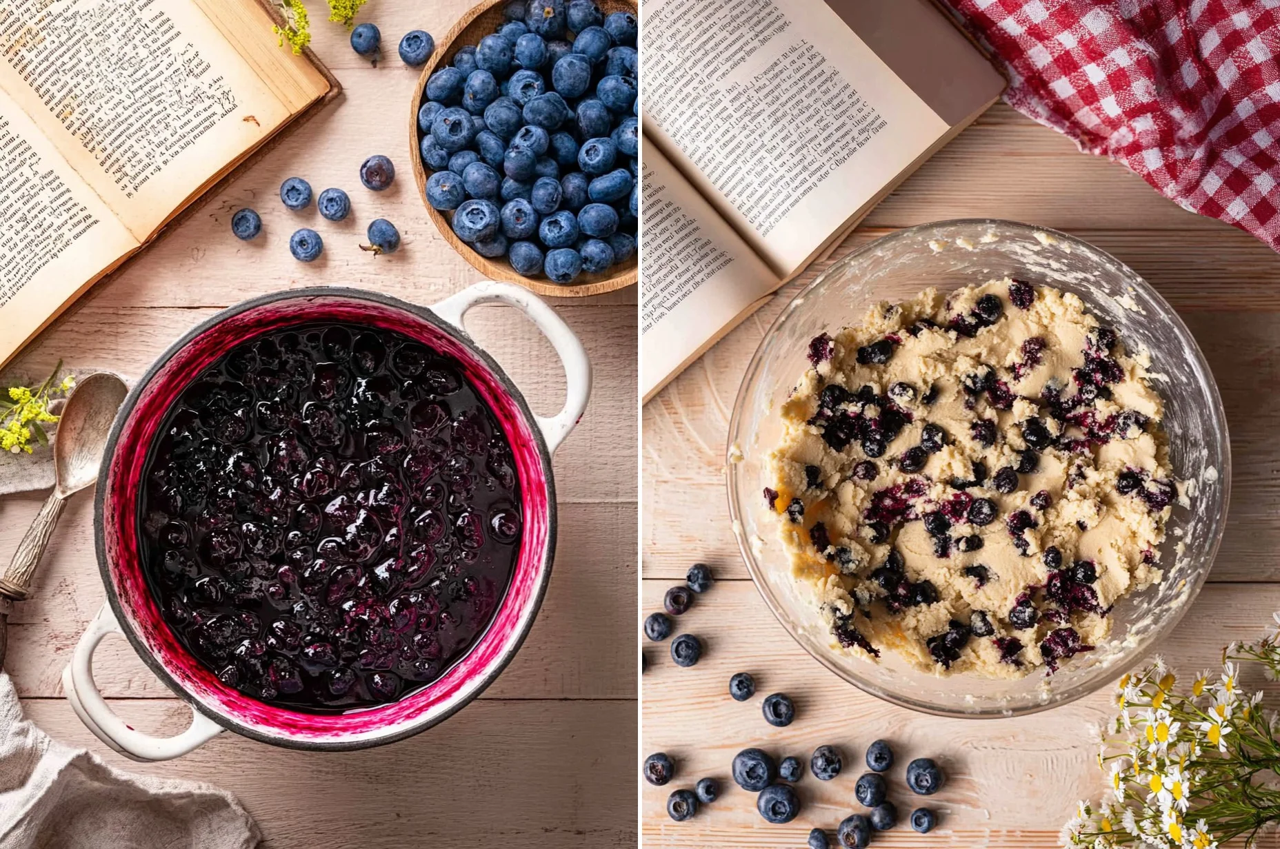 Blueberry Coffee Cake Cookies