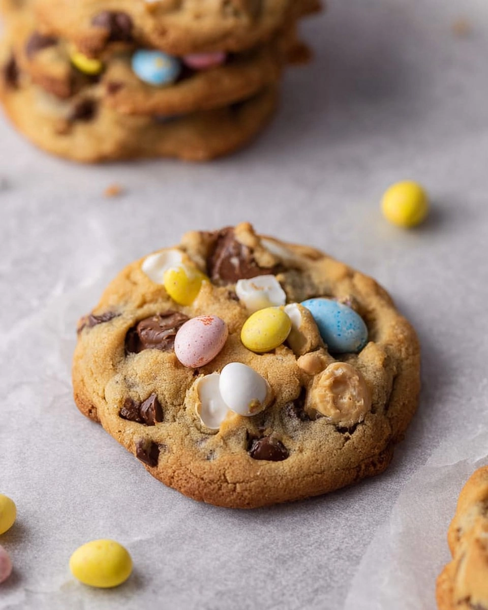 Brown Butter Cadbury Mini Egg Cookies