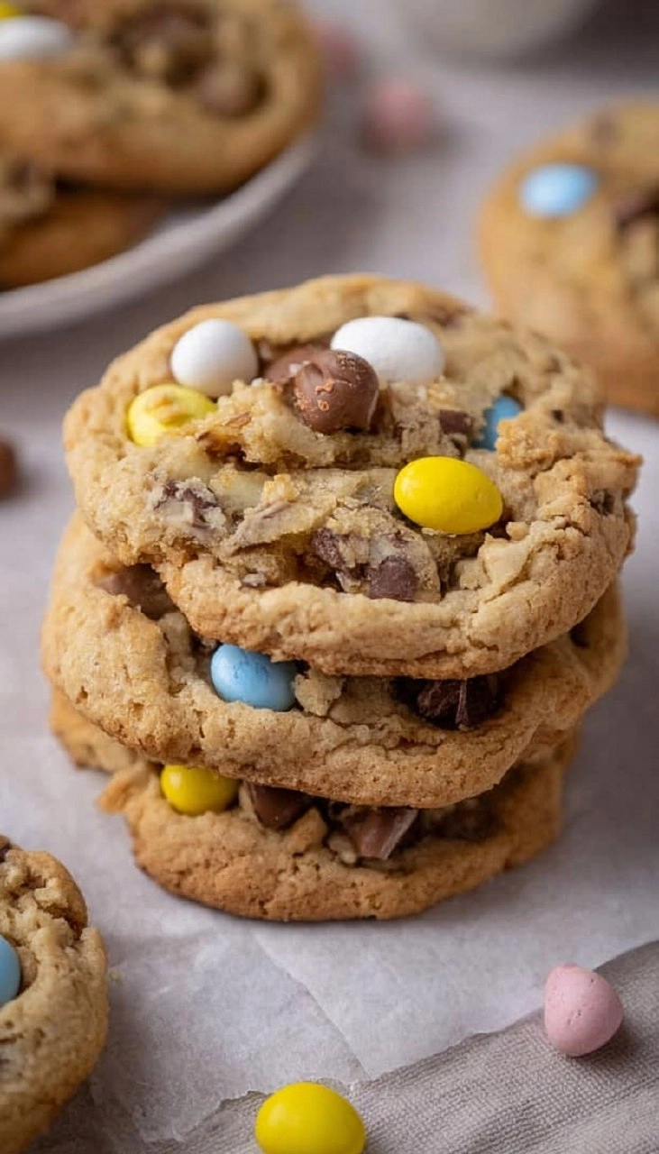 Brown Butter Cadbury Mini Egg Cookies
