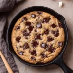 Brown-Butter-Chocolate-Chip-Skillet-Cookie-8-Inch-Recipe