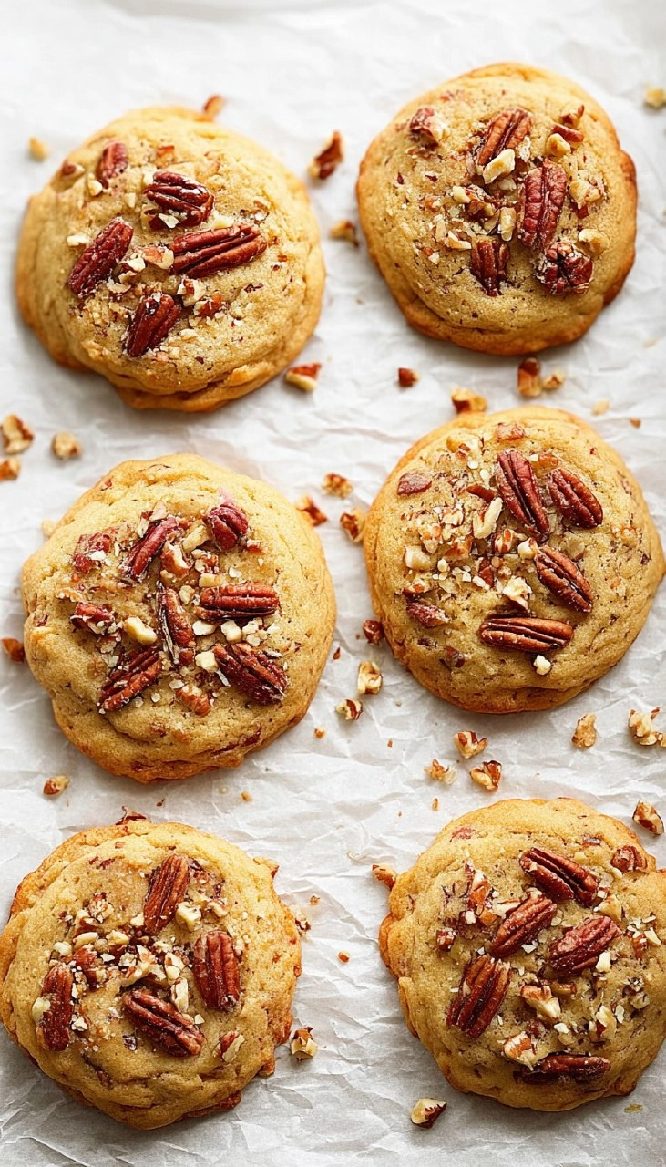 Butter Pecan Melt-Away Cookies