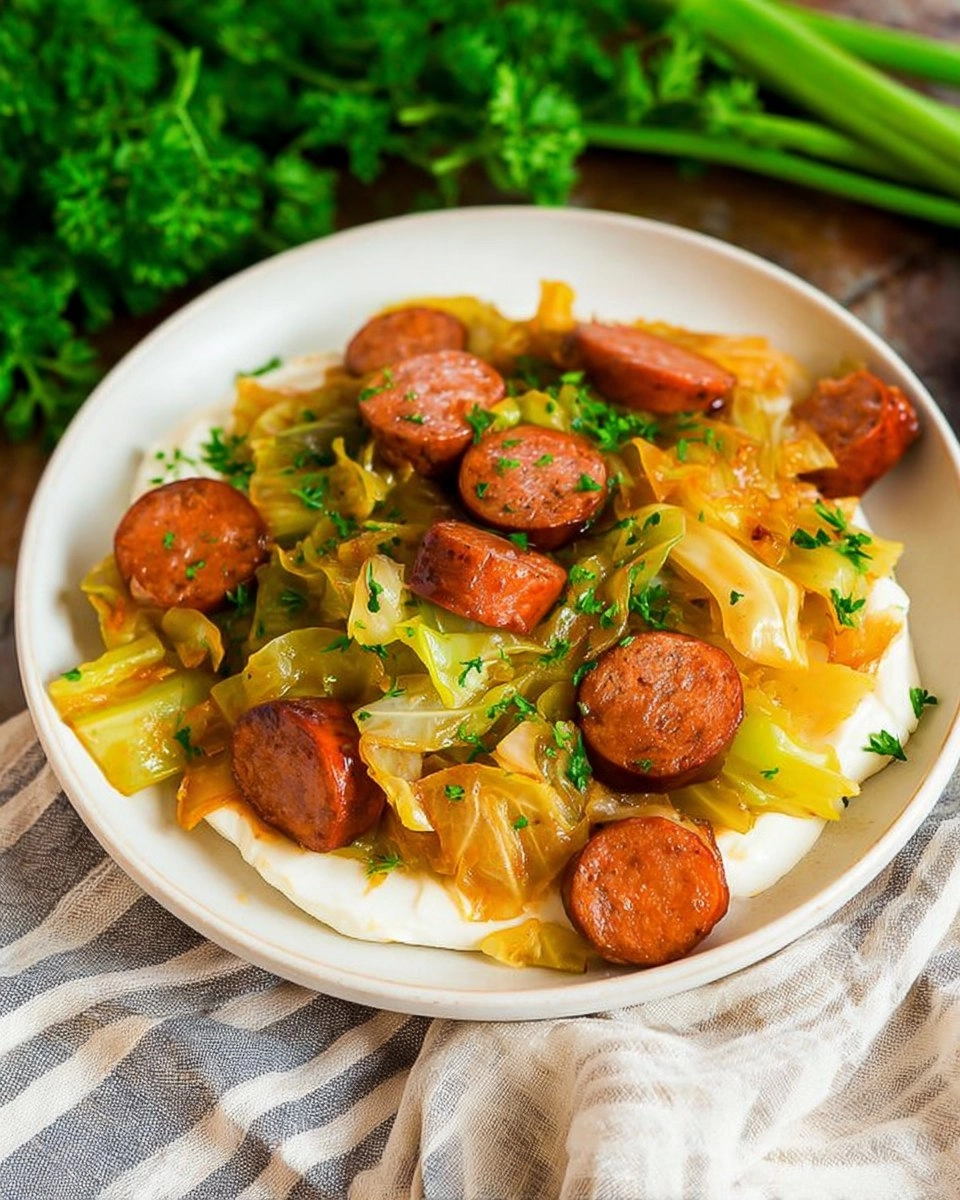 Cabbage and Sausage Skillet