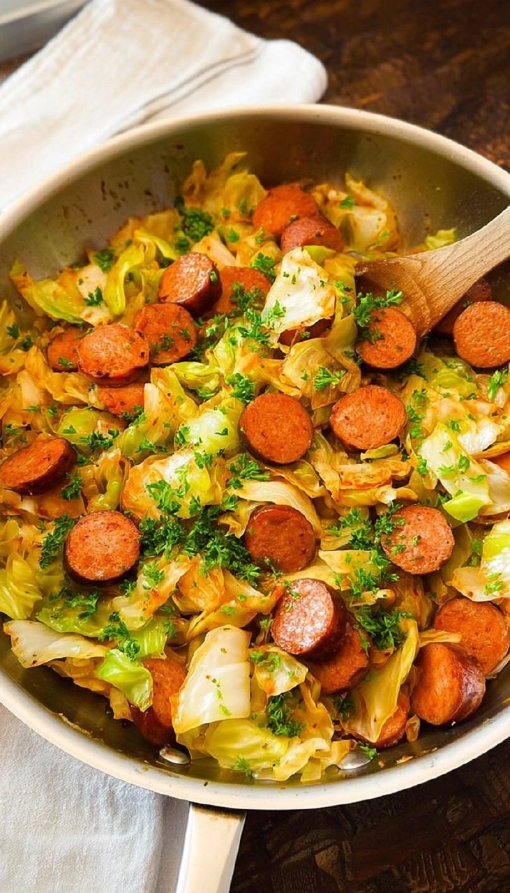 Cabbage and Sausage Skillet