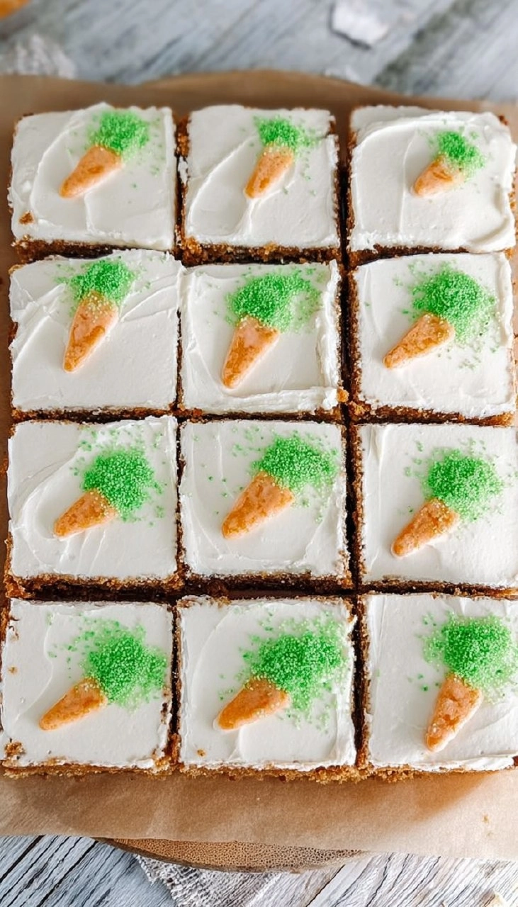 Carrot Cake Bars with Cream Cheese Frosting