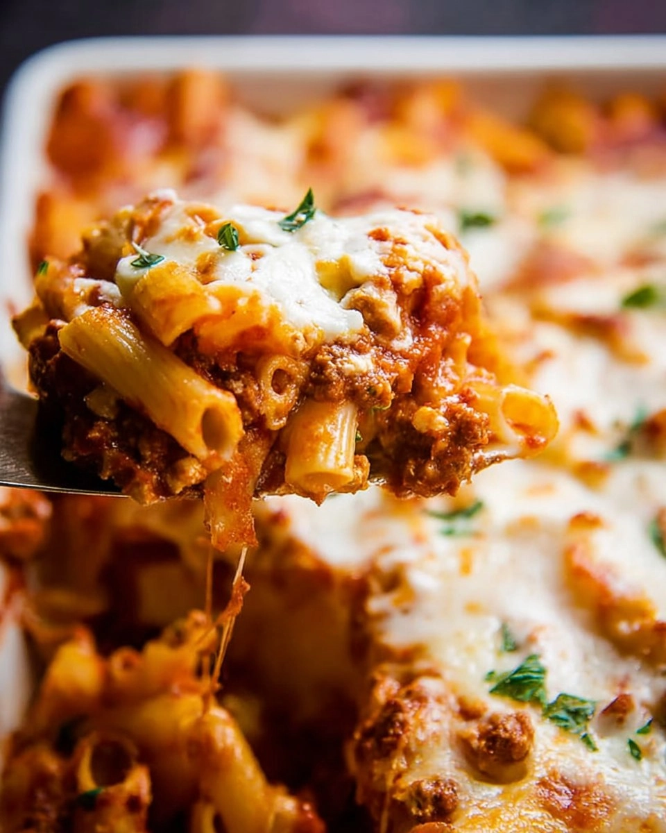 Cheesy Baked Ziti | Easy Weeknight Pasta Bake with Ricotta & Mozzarella